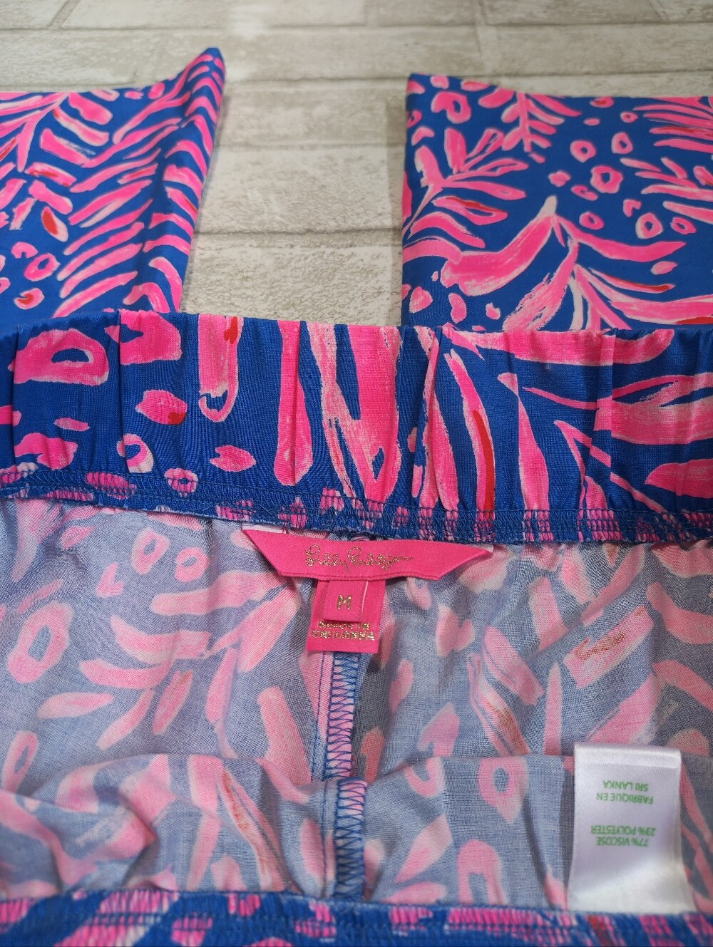 Lilly Pulitzer Bal Harbour Mid Rise Palazzo Pants - Picture 7 of 11